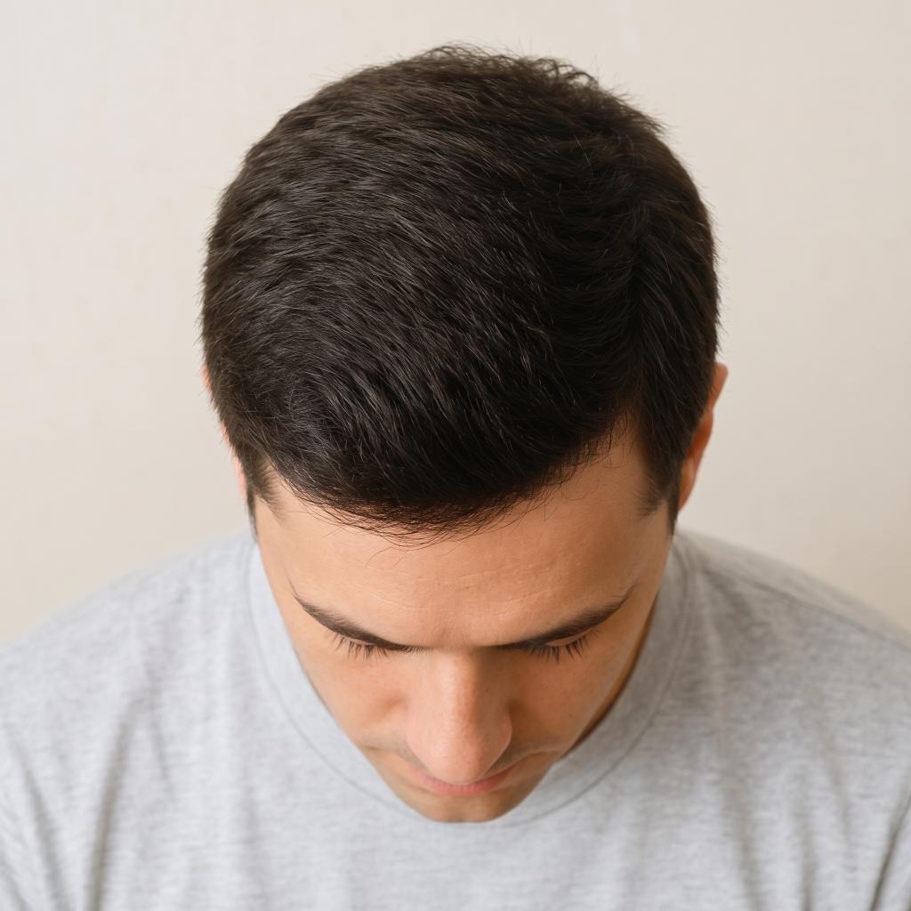 Paciente después de su tratamiento en Novo Hair