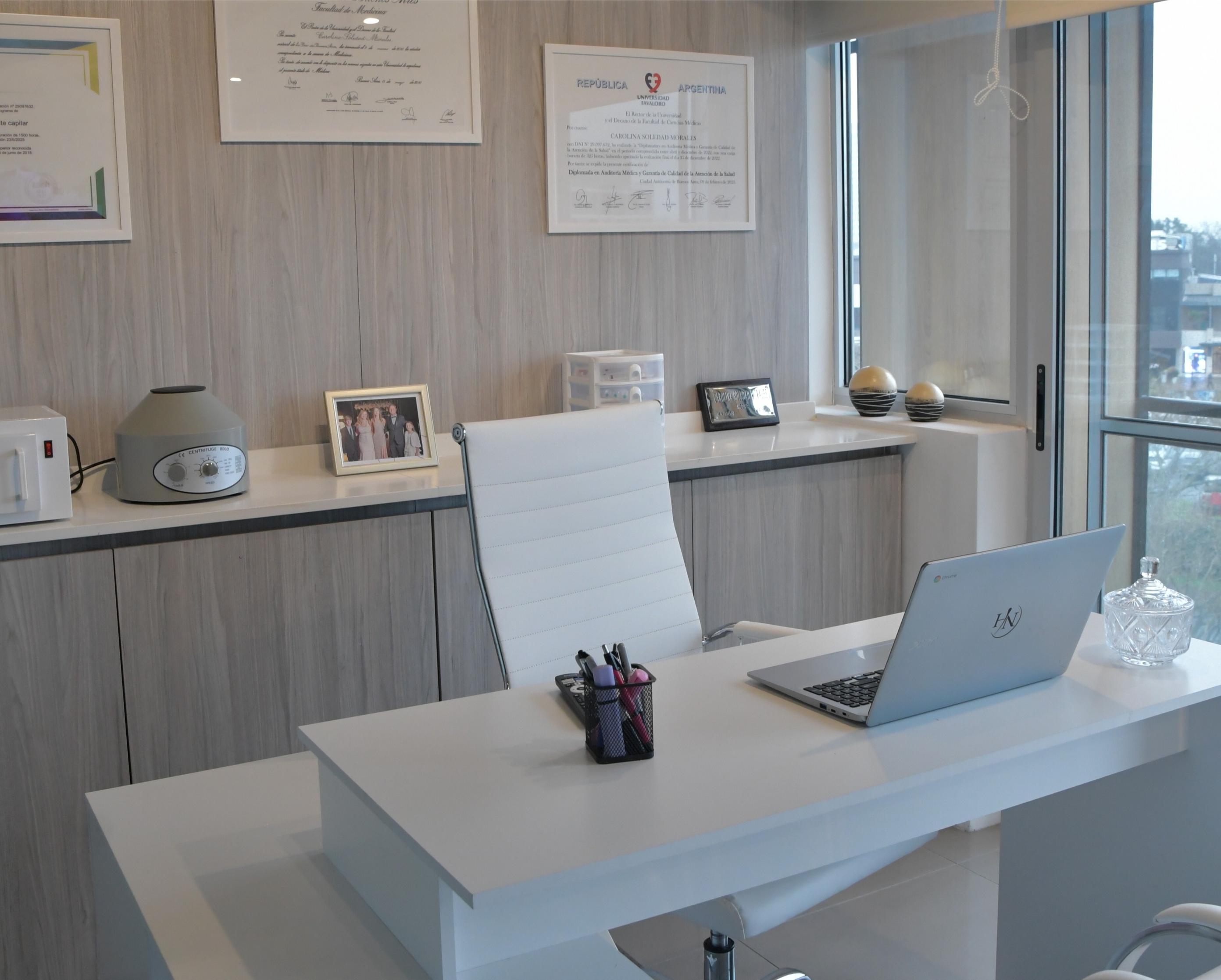 Consultorio de Novo Hair en Nordelta